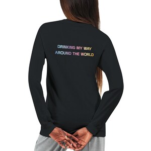 DISNEY EPCOT Drinking Long Sleeve Shirt Epcot Drinking Around the World Tee Disney World Showcase T-shirt Disney Shirt_White Buildings