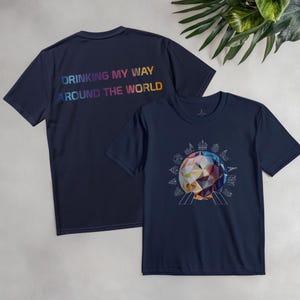 DISNEY EPCOT Drinking Shirt Epcot Drinking Around the World Tee Disney World Showcase T-shirt Disney Shirt_White Buildings