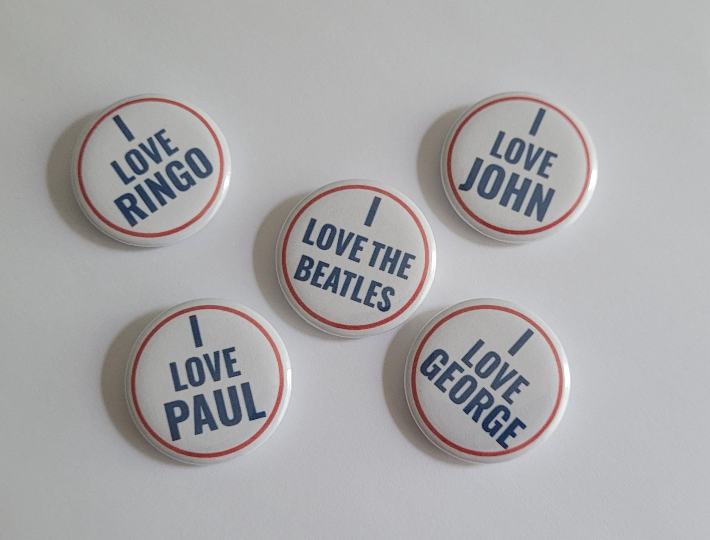 THE BEATLES - ▪️【JOHN LENNON& the BEATLES】BADGE ジョンレノン John Lennon Badge - Etsy Canada