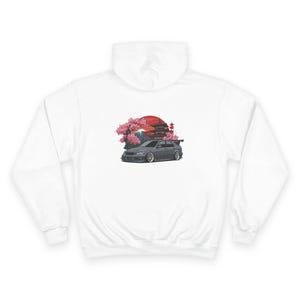 IS300 Champion Hoodie, Japanese Car Art Hoodie, Streetwear Sweatshirt, Gift for Car Enthusiasts, Trendy Outfit for Men and Women