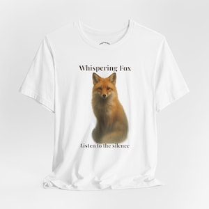 Watercolor Fox T-Shirt Design: Calm Woodland Spirit PNG
