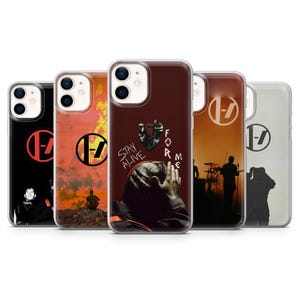 Étui pour téléphone Twenty One Pilots 21 Pilots Music Cover pour iPhone 16Pro, 15, 14, 13, 12, 11, Samsung S25, S24, S23, S22, A16, A55, A35, Pixel 9A