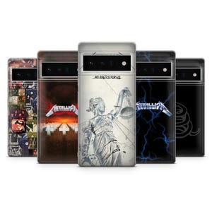 Metallica Handyhülle Rock Band Poster Cover für Google Pixel 9, 9A, 9Pro XL, 8A, 7, 7Pro, 6, Samsung S25, S24, S23, A36, A26, A56, iPhone 16