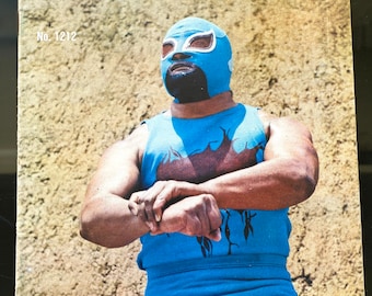 Rare Vintage Lucha Libre Magazine 1212 1987 Mexican Wrestling Zine Sangre Fría