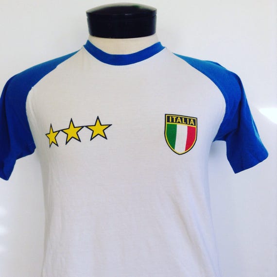 Vintage Italy Two Tone Tshirt Italian Shirt - image 1