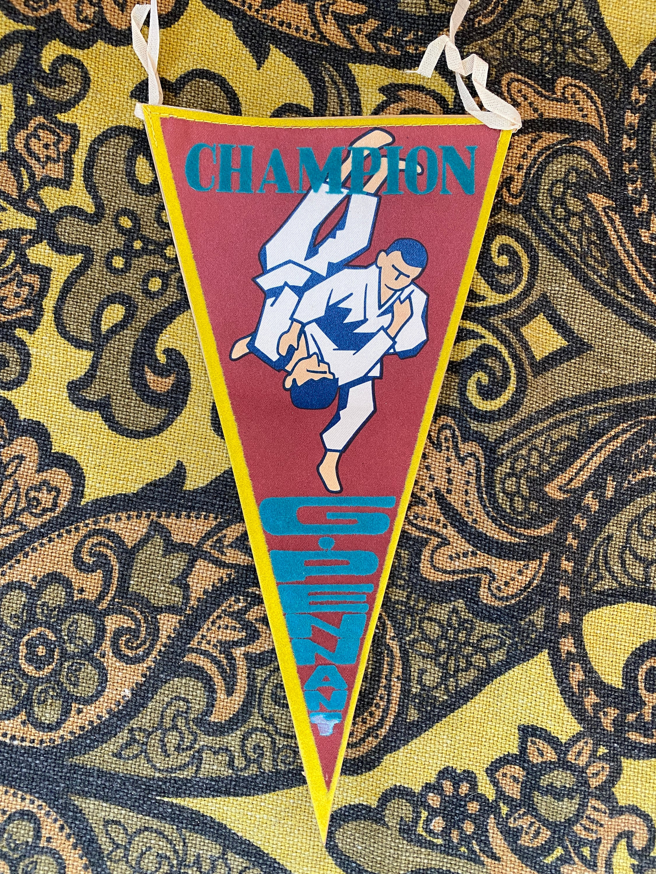 Bostwana fanion vintage banderin pennant wimpel drapeau pays football