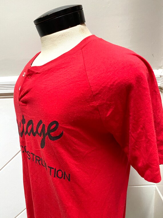 Vintage 1980s Red Tshirt - image 2