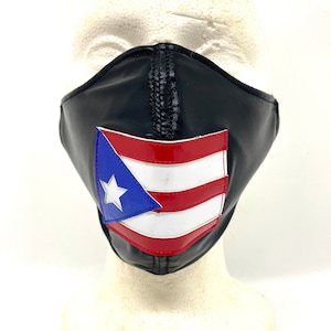 Hand Made Puerto Rico Face Mask Boricua Puerto Rican Flag