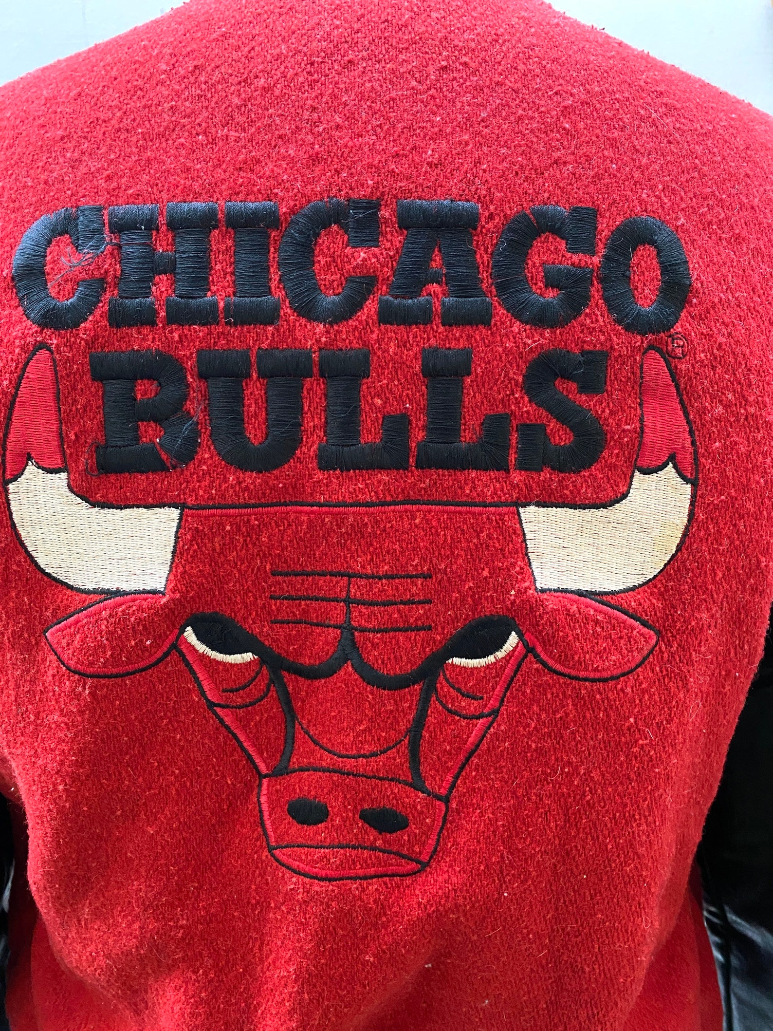 Vintage Chicago Bulls Jacket Varsity Letterman Embroidered 90s - Etsy