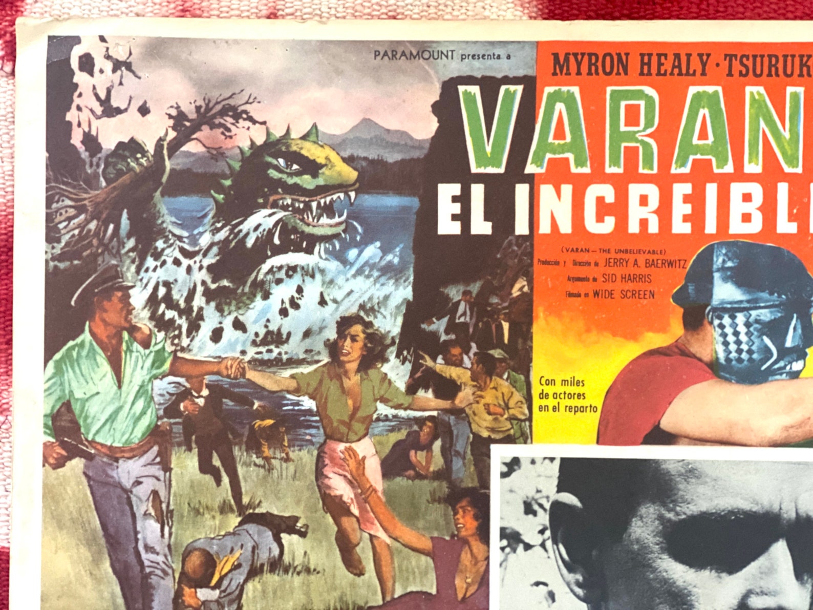 Rare Original Varan the Unbelievable Sci Fi Monster Horror Film Japan ...