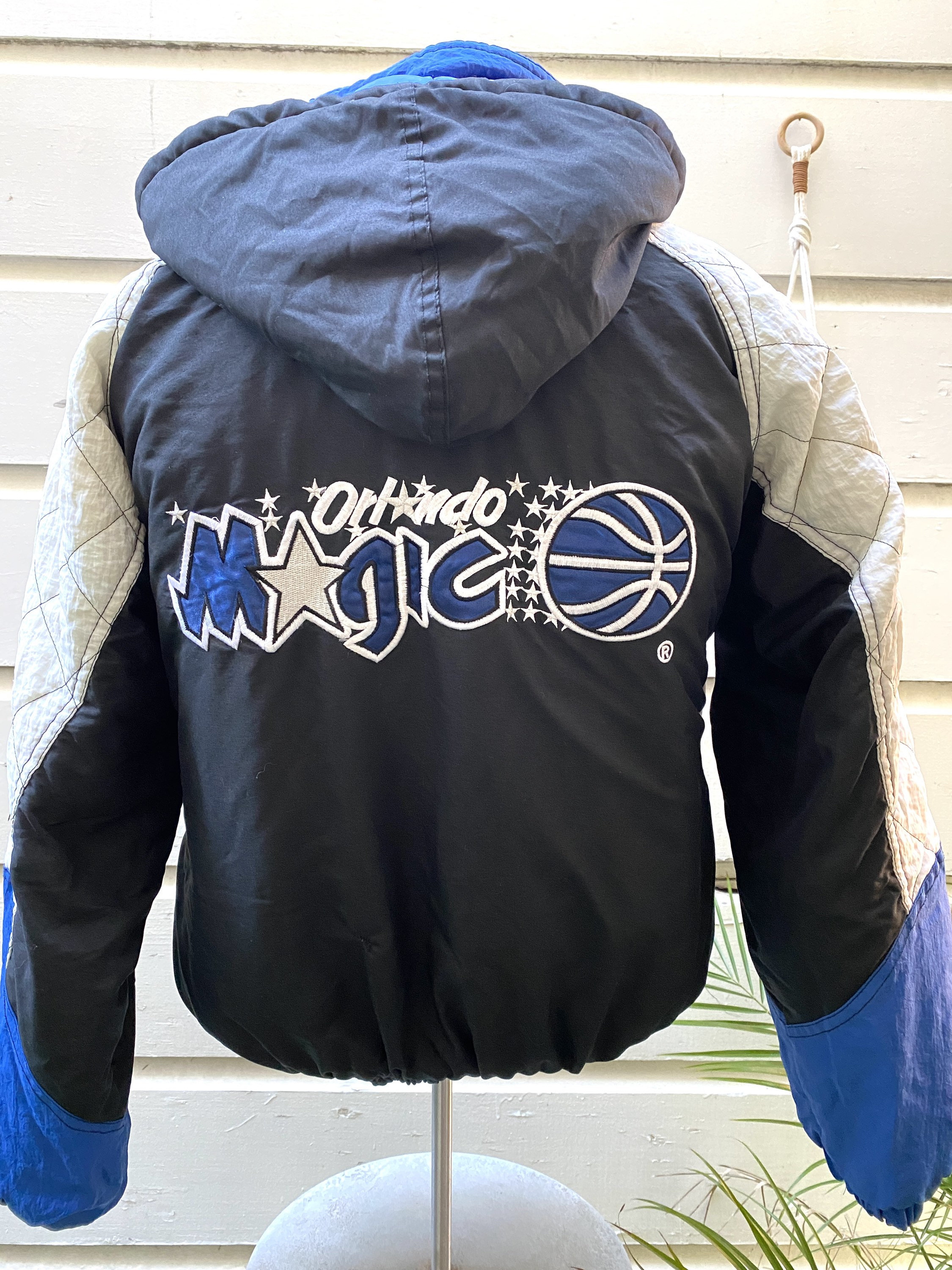Vintage Orlando Magic starter coat size Small 90s Pullover jacket Official  Licen