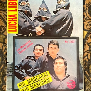 Lucha Libre Revista Vintage Luchador Magazin 1987 Wrestling Mil Máscaras Los Missioneros 1237
