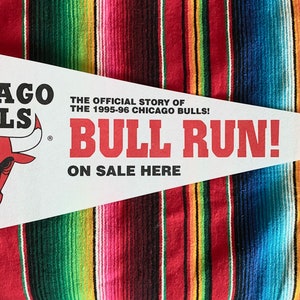Vintage 1995 Chicago Bulls Pennant Full Size