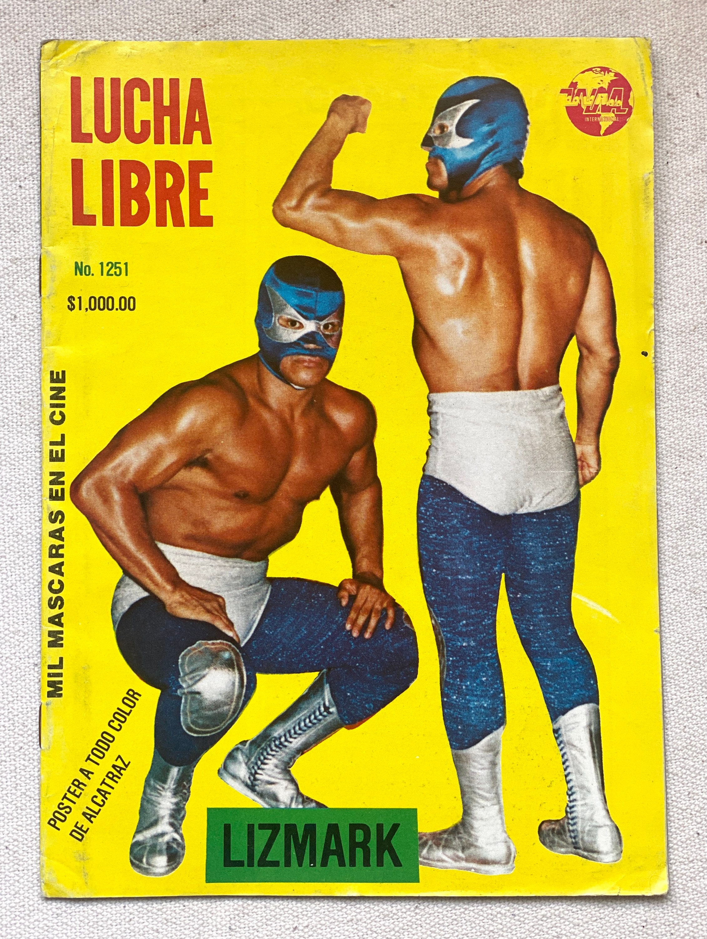 Lucha Libre Magazine Luchador 1988 Lizmark Alcatraz Poster - Etsy Israel