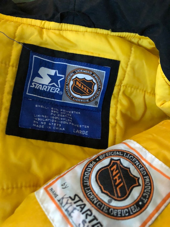 STARTER, Jackets & Coats, Vintage Starter Pittsburgh Penguins Pullover  Sewn Nhl Logo Hockey Nylon