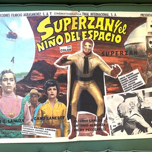 Seltenes Superzan Y El Niño Del Espacio Filmplakat von 1973