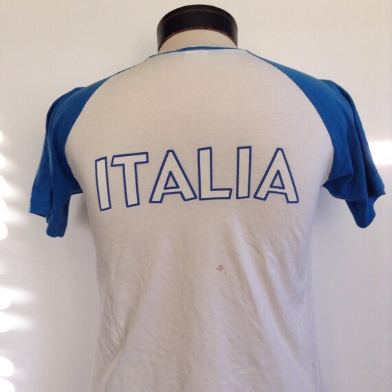 Vintage Italy Two Tone Tshirt Italian Shirt - image 4