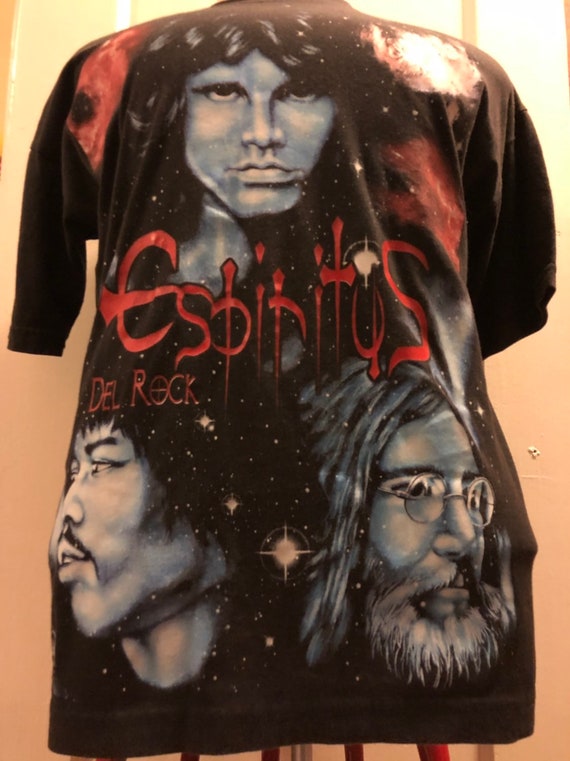 Vintage Espiritos Del Rock Tshirt Morrison Hendri… - image 2