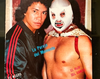 Vintage Lucha Libre Magazine Luchador 1987 Revista El Santo Wrestling Magazine