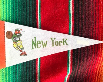 Vintage New York Wimpel Fußball Mini Klein