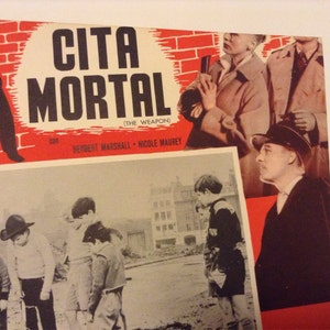 Vintage Original 1956 Crime Film Poster for The Weapon
