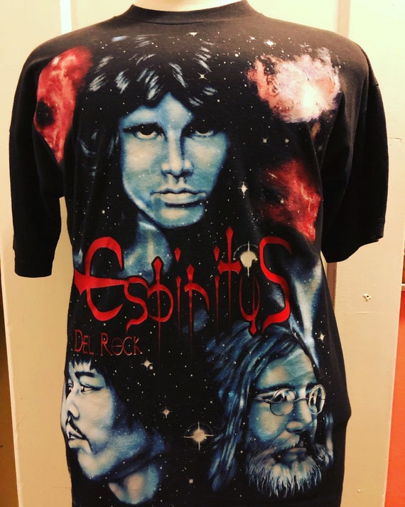 Vintage Espiritos Del Rock Tshirt Morrison Hendri… - image 1