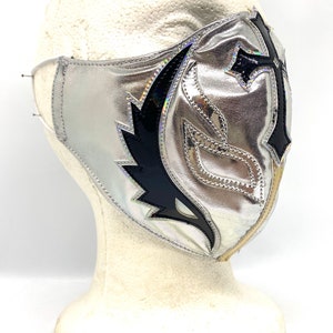 Lucha Libre Face Mask Wrestling Luchador Silver