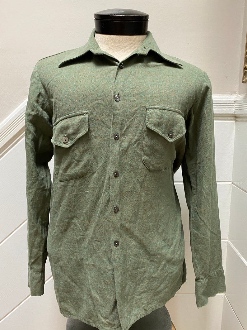 Vintage European Army Style Shirt 