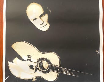 Raro poster vintage degli Smashing Pumpkins Billy Corgan Solo Show Litografia in edizione limitata numerata