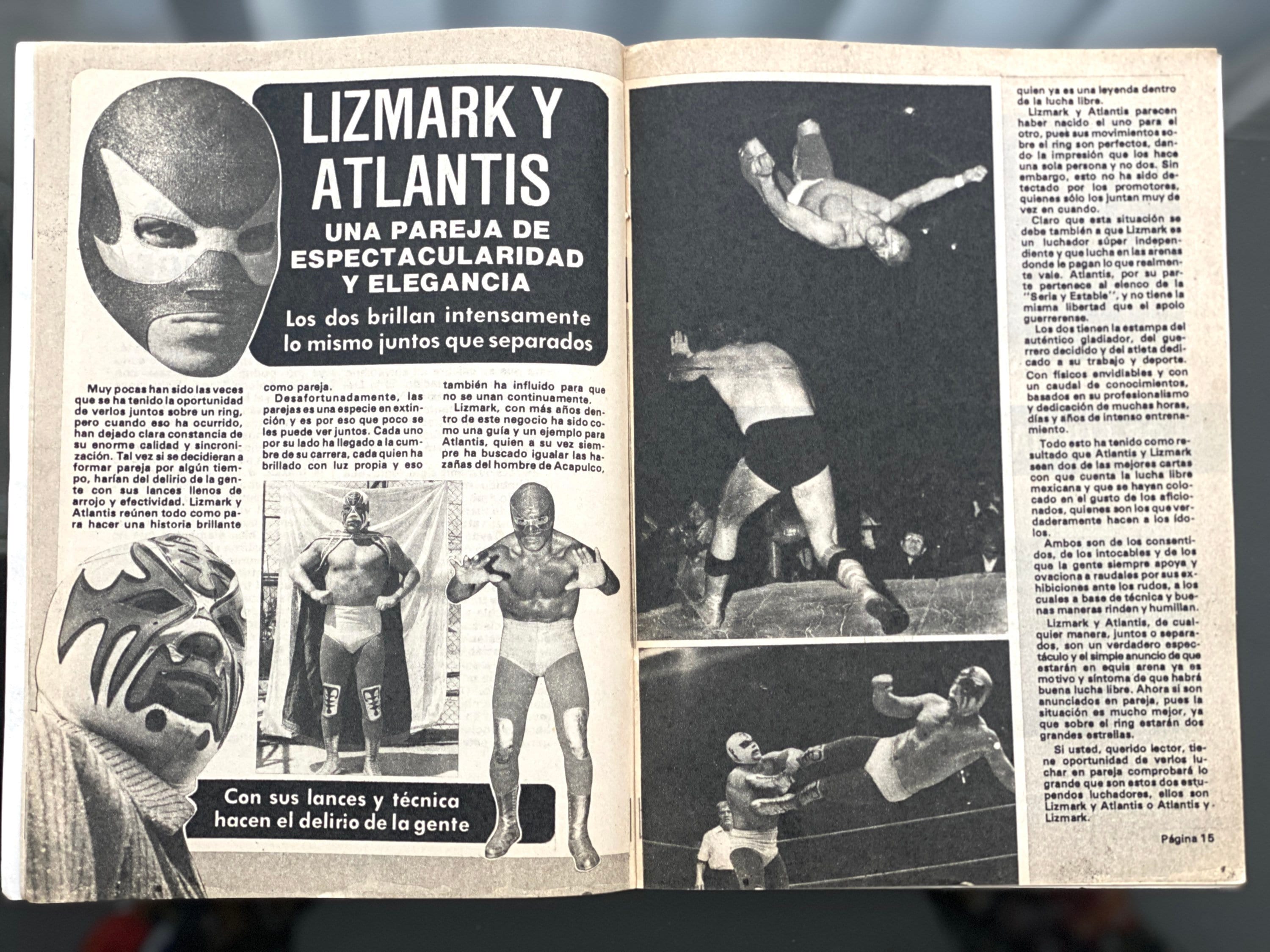 ヴィンテージ ルチャ リブレ 1980 年代 ミニ ZINE 雑誌