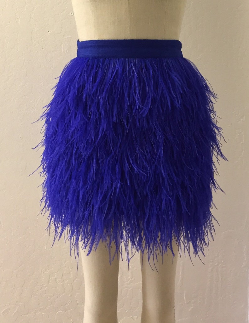 Extra Full High Waisted Feather Skirt ostrich Feather Skirt - Etsy