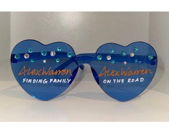Alex Warren Finding Family on the road Tour Concert Glasses