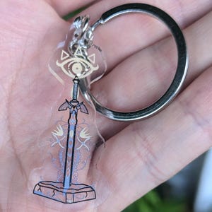 Zelda Master Schwert Schlüsselanhänger | Hauch der Wilden Charm