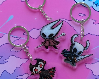 Hollow Knight Keychain | Hornet Silksong Charm