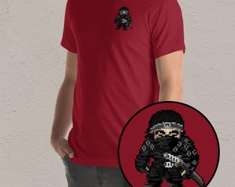 Ghost of Tsushima T-Shirt | Retro Pixel Jin Sakai Unisex Tee