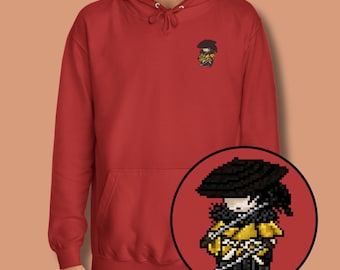 Pixel Ghost of Yotei Sweater | Dual Wield Atsu Hoodie Sweatshirt