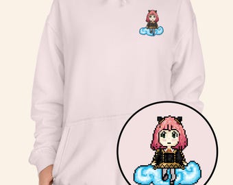 Pixel Anya Sweater | Minimalist Spy x Family Hoodie