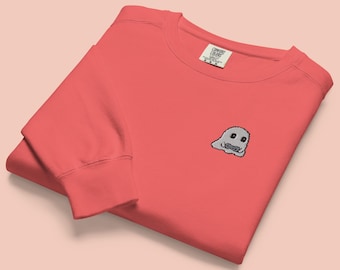 Suéter Pixel Gamer Ghost | Moletom Unissex Bordado Aconchegante