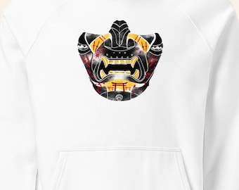Ghost of Tsushima Hoodie | Samurai Mask Organic Pullover Sweater