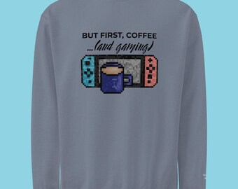 Pixel Nintendo Switch Sweater | Video Game Gift Crewneck