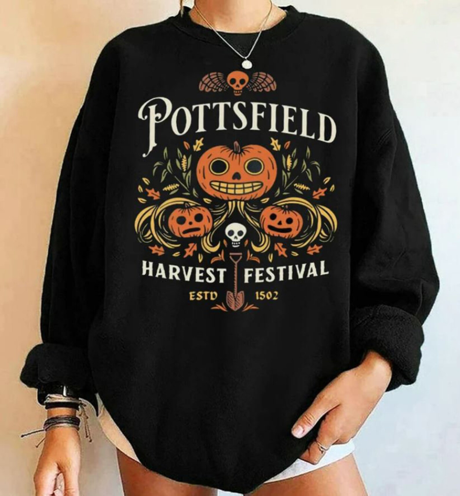 Over the Garden Wall Sweater Pottsfield Harvest Festival Etsy