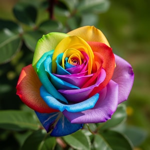 Rainbow Roses – 50 Seeds – Rare, Exotic, and Decorative Perennial Flowers, High Germination, Non-GMO