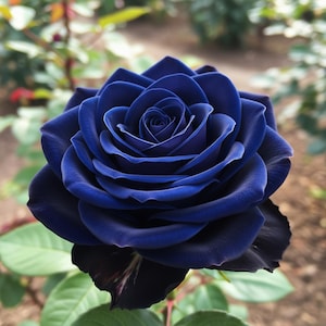 Rosa Blu Cobalto – 50 Semi – Fiore Esotico Raro, Fiori Perenni, Alta Qualità, Colore Unico Blu Intenso, Ideale per Giardino e Vaso, Non-GMO