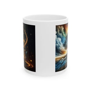 Kosmische Träume Keramiktasse, Galaxy Art Kaffeetasse, Weltraum-Liebhaber-Geschenk, Wohnkultur, Kosmische Tasse, Himmlisches Trinkgeschirr