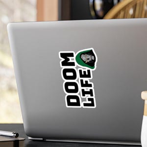 Doctor Doom Sticker, Kiss-Cut Vinyl Decals