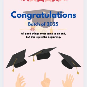carte de félicitations pour l'obtention du diplôme
