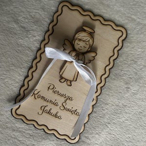 Tarjeta de felicitación para la Primera Comunión