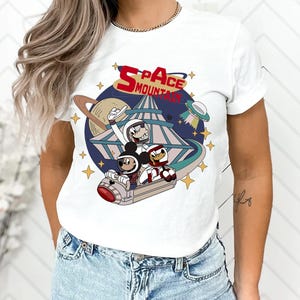 Space Mountain Shirt, Magic Kingdom Shirt, Mouse And Friends Space Shirt, Disney Shirt, Vintage Disney Shirt, Vintage Space Mountain Shirt