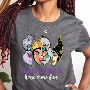 Vintage Villains Bad Witches Club Shirt,  Disney Evil Queens Tee, Retro Disney Villains Characters Shirt, Evil Friend Matching