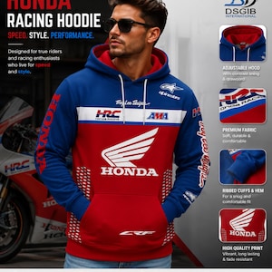 Honda racing hoodie - Etsy 日本